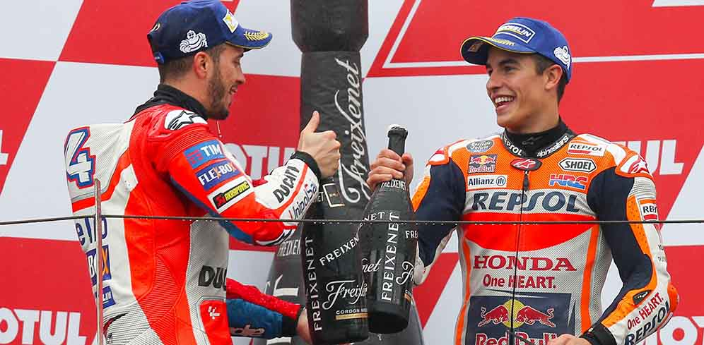 Kok Bisa Dovizioso Dua Kali Menang Lawan Marquez?